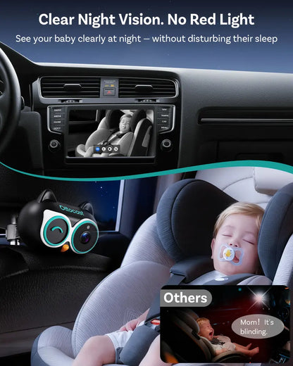 ✨Baby Car Camera &Wireless CarPlay Adapter